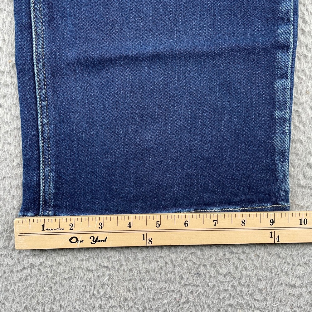 KanCan Jeans Women 29 Blue KC7330D-SF Wide Leg High Rise Dark Wash Denim Stretch - Picture 6 of 9